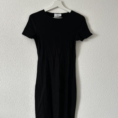 Abito T-shirt ZARA, nero, taglia M/38