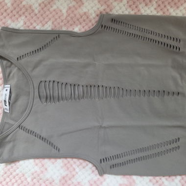 Grey Crop Top