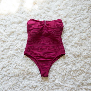 Body bordeaux sans manches 
