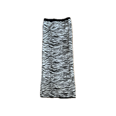 Jupe maxi imprimé zèbre Bershka taille S