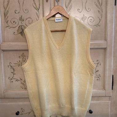 Yellow Knit Vest