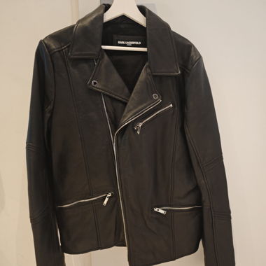 Karl Lagerfeld leather jacket
