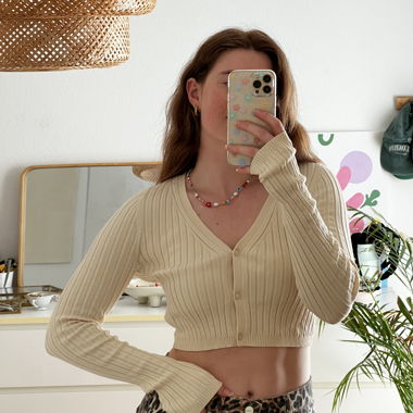 Cropped Cardigan 