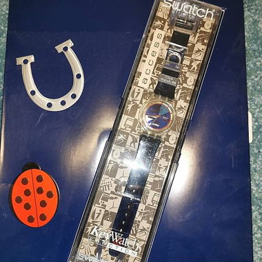 Set Swatch Club 1998 2 montres Lucky 7, Happy Pig