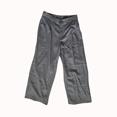 Pantalon classe gris large regular