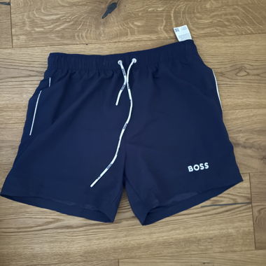 BOSS Badeshorts blau M