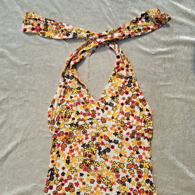 American-style Floral Top