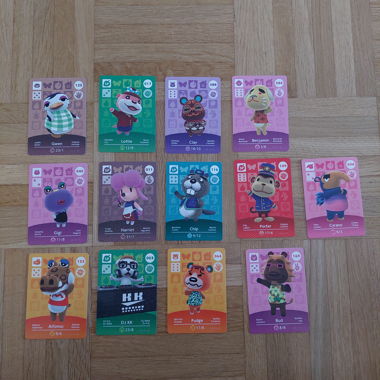 amiibokarten animal crossing