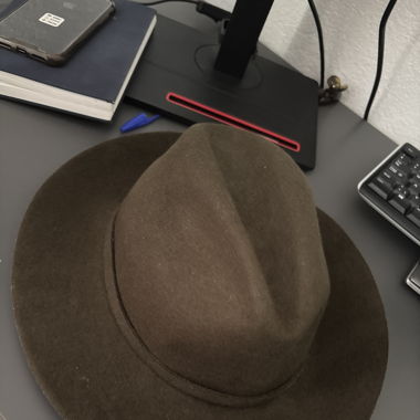 Green hat 