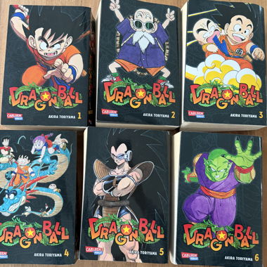 Dragon Ball Manga Volumes 1–6