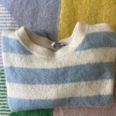 Pull en cachemire à rayures « The Gloss »