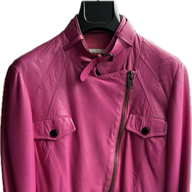 GF FERRÉ : Magnifique blouson en cuir d’agneau 