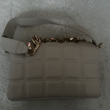 Sac beige et dorée 