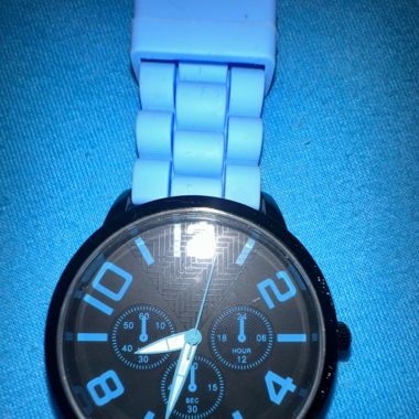 Uhr blau