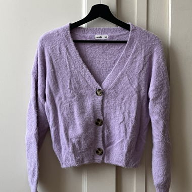 Cardigan violet 