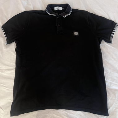 Polo Stone Island schwarz