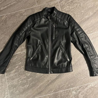Faux Leather Jacket, NEW