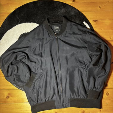 Black B.S.M. Bomber Jacket