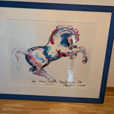 Dipinto originale R. Knie con dedica