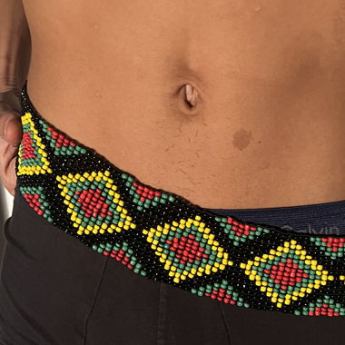 VINTAGE Elastic Perlengürtel