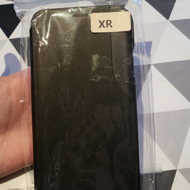 iPhone XR Wallet Flip Case (Black)