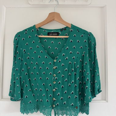 Superdry Bluse grün