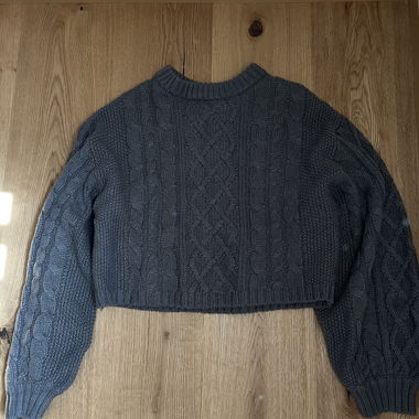 Maglione in lana grigio