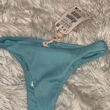 bas de maillot de bain turquoise 