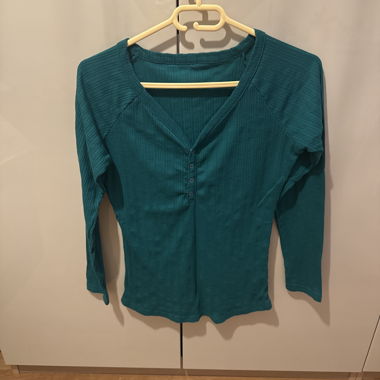 Teal Long Sleeve Top