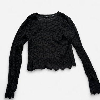 Vero Moda Spitzen-Top schwarz