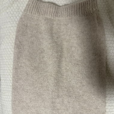 Strickrock beige