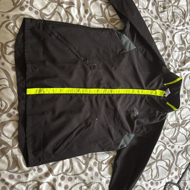 Kalenji running jacket black XL