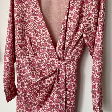 MNG Floral Wrap Dress