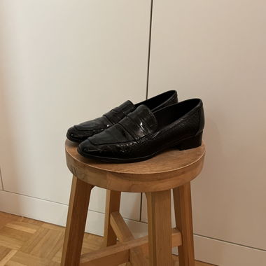 ALDO black loafers
