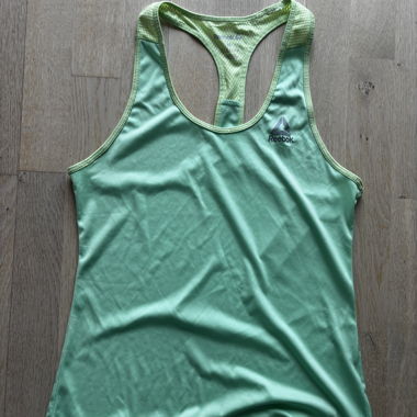 Reebok green sports tank M
