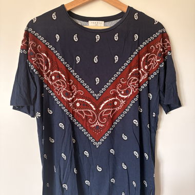 Sandro T-shirt with bandana pattern