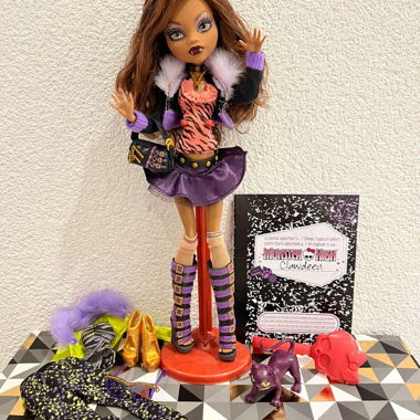 Monster High – Clawdeen Wolf & 2 Fashion-Packs