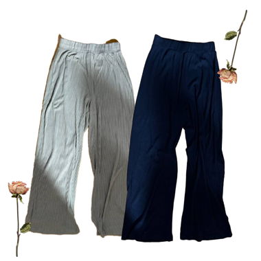Elastic Cropped Pants