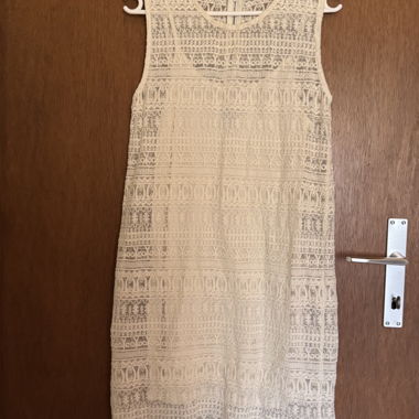 Mango lace sleeveless dress