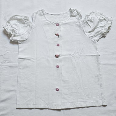 Kinder Bluse mit Puffärmeln