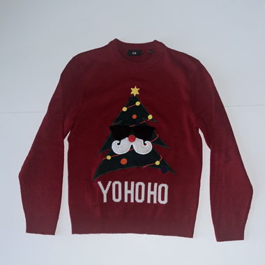 Pull de Noël C&A Gr. M rouge