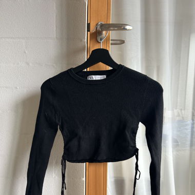 Langarm Croptop
