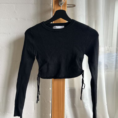 Langarm Croptop