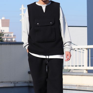 Japan Street Style Weste schwarz