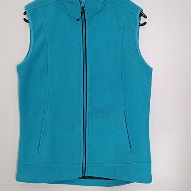 Gilet en polaire bleue