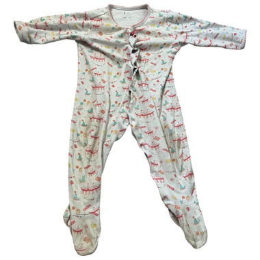 Baby Onesie with Circus Motif