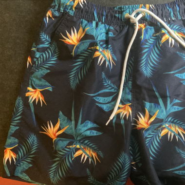 Tropical Swim Shorts by John Adams – Size S 