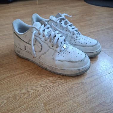 Weisse Nike Air Force 1 Sneaker