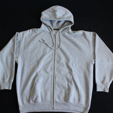 Hoodie zippé gris Brandy Melville