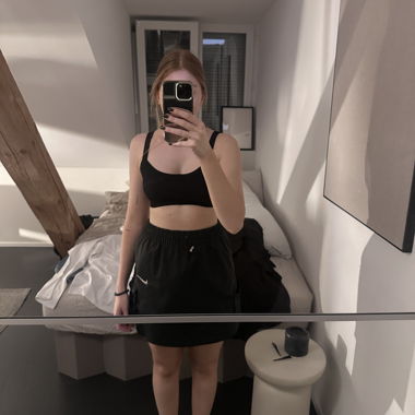 Jupe courte Nike noire